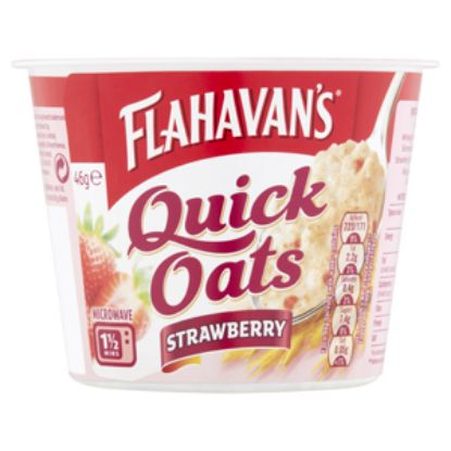 Picture of Flahavan Quick Oats Pots S/Berrry 46g x12